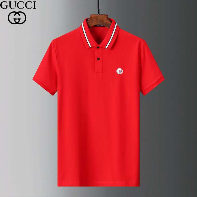 Picture of Gucci Polo Shirt Short _SKUGucciM-3XL24c0520239
